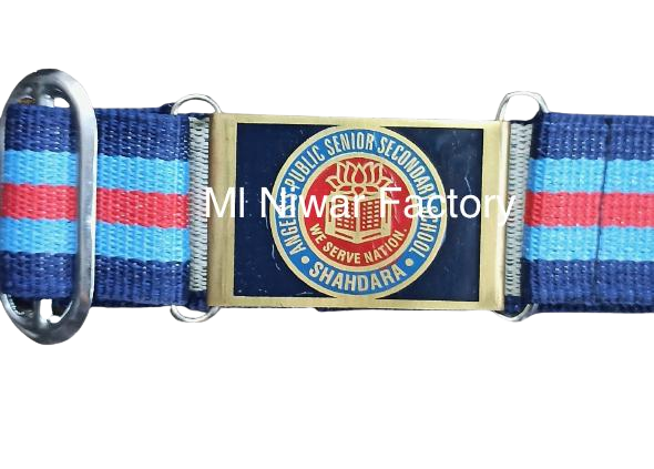 BRASS_BUCKLE_POLYESTER_NIWAR_SCHOOL_BELT_BY_ML_NIWAR